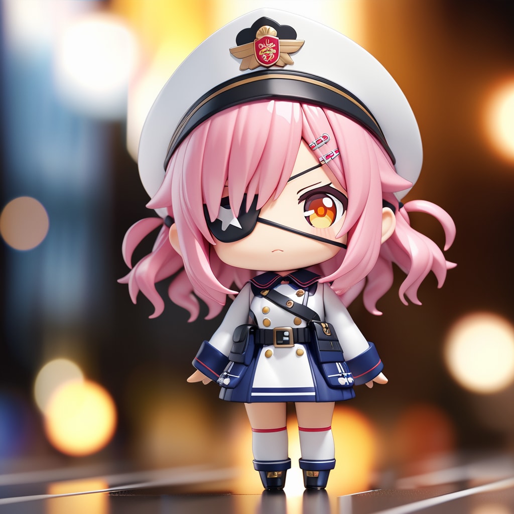 ねんどろいど風の眼帯娘さん