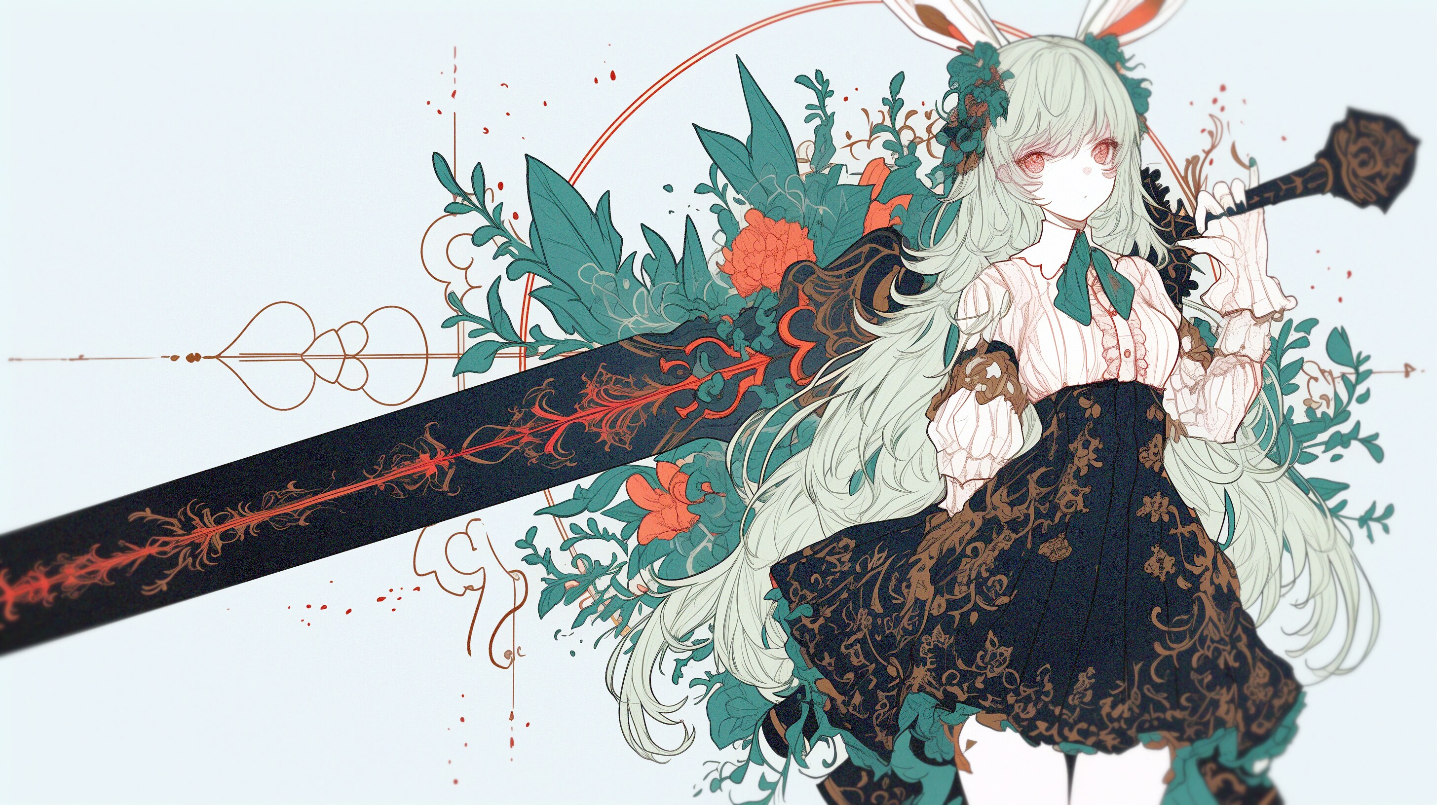 Rabbit Knight | の人気AIイラスト・グラビア