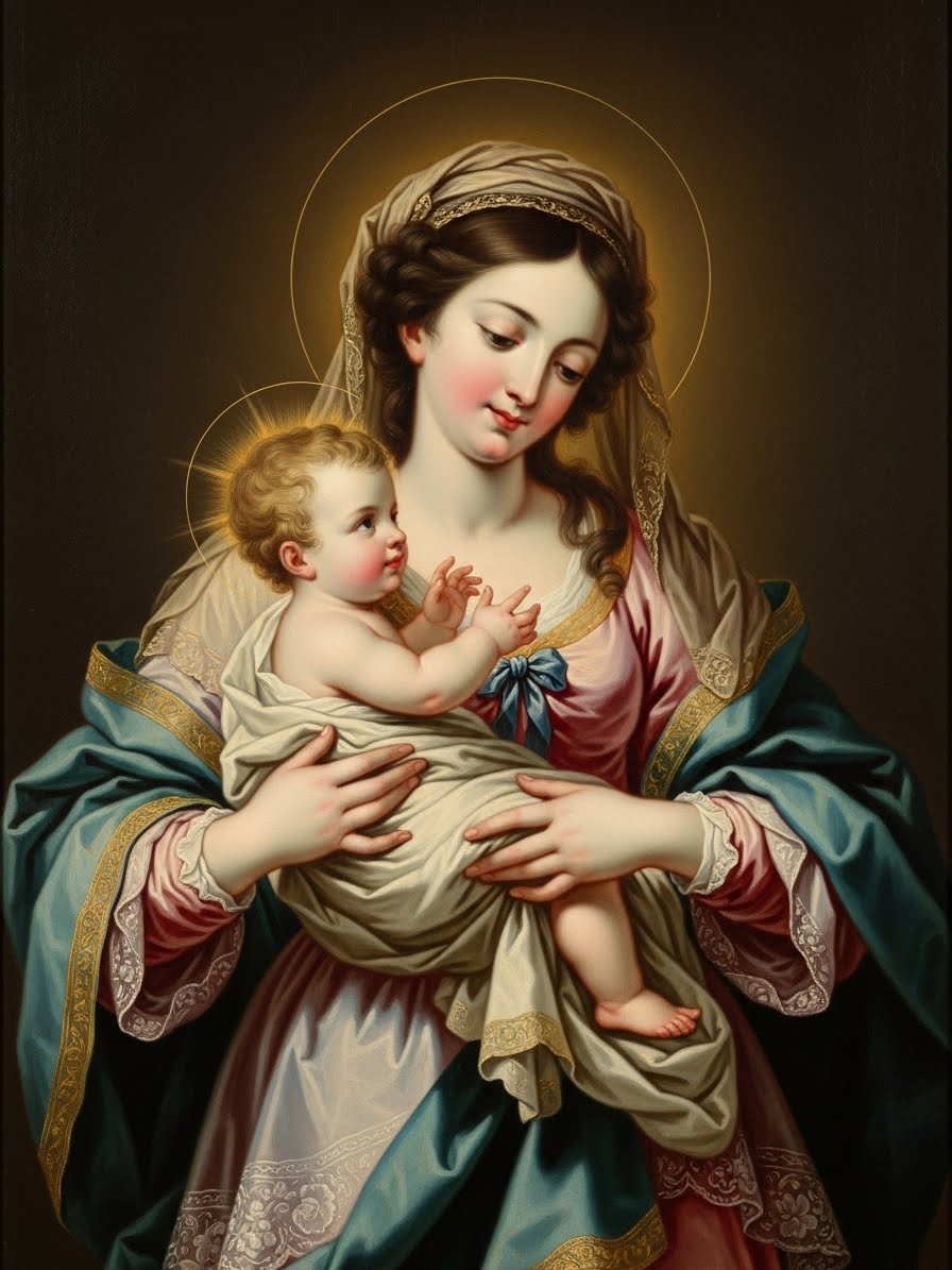 フランソワ・ブーシェの描いた「聖母」ImageFX | の人気AIイラスト・グラビア
