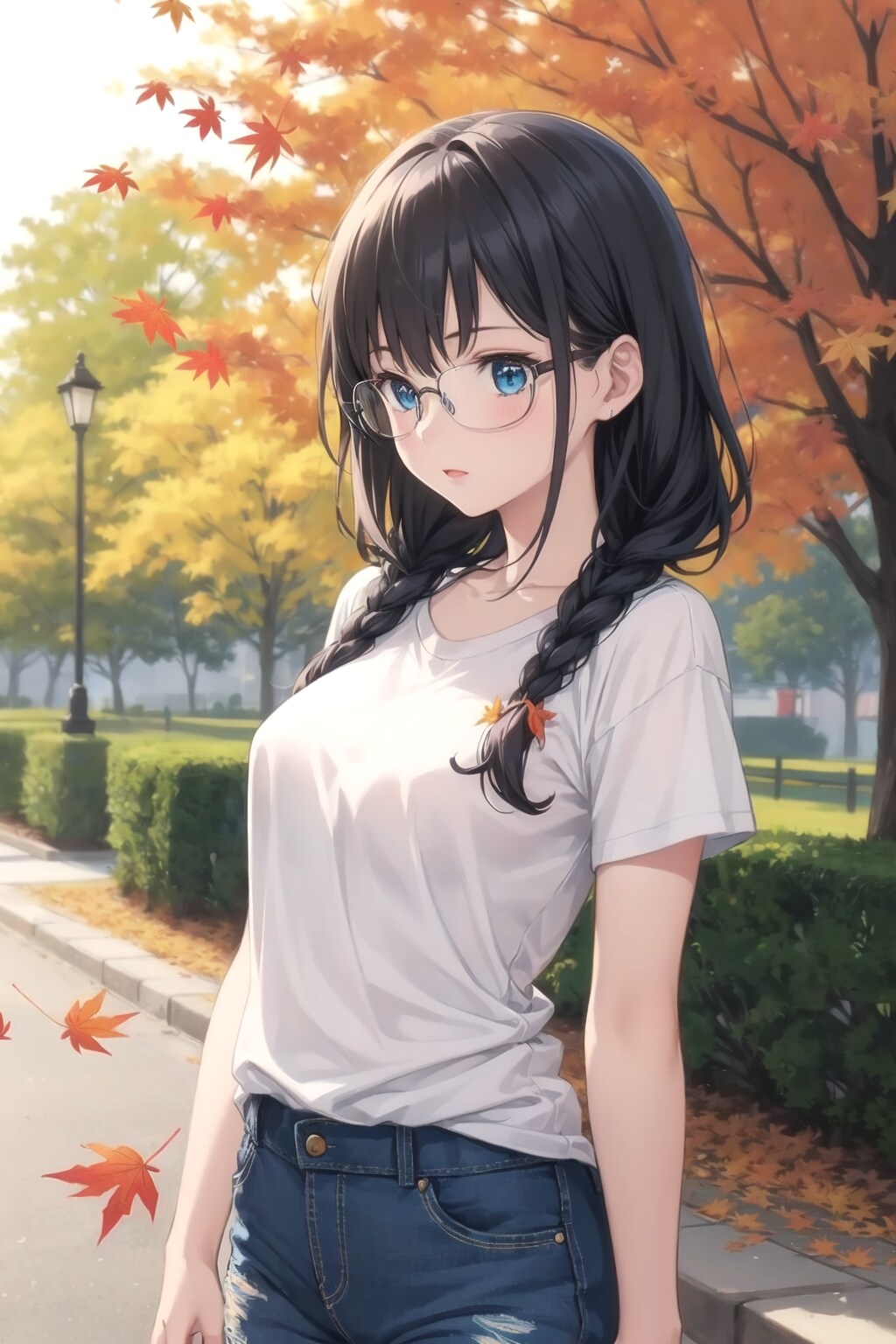 公園で | の人気AIイラスト・グラビア