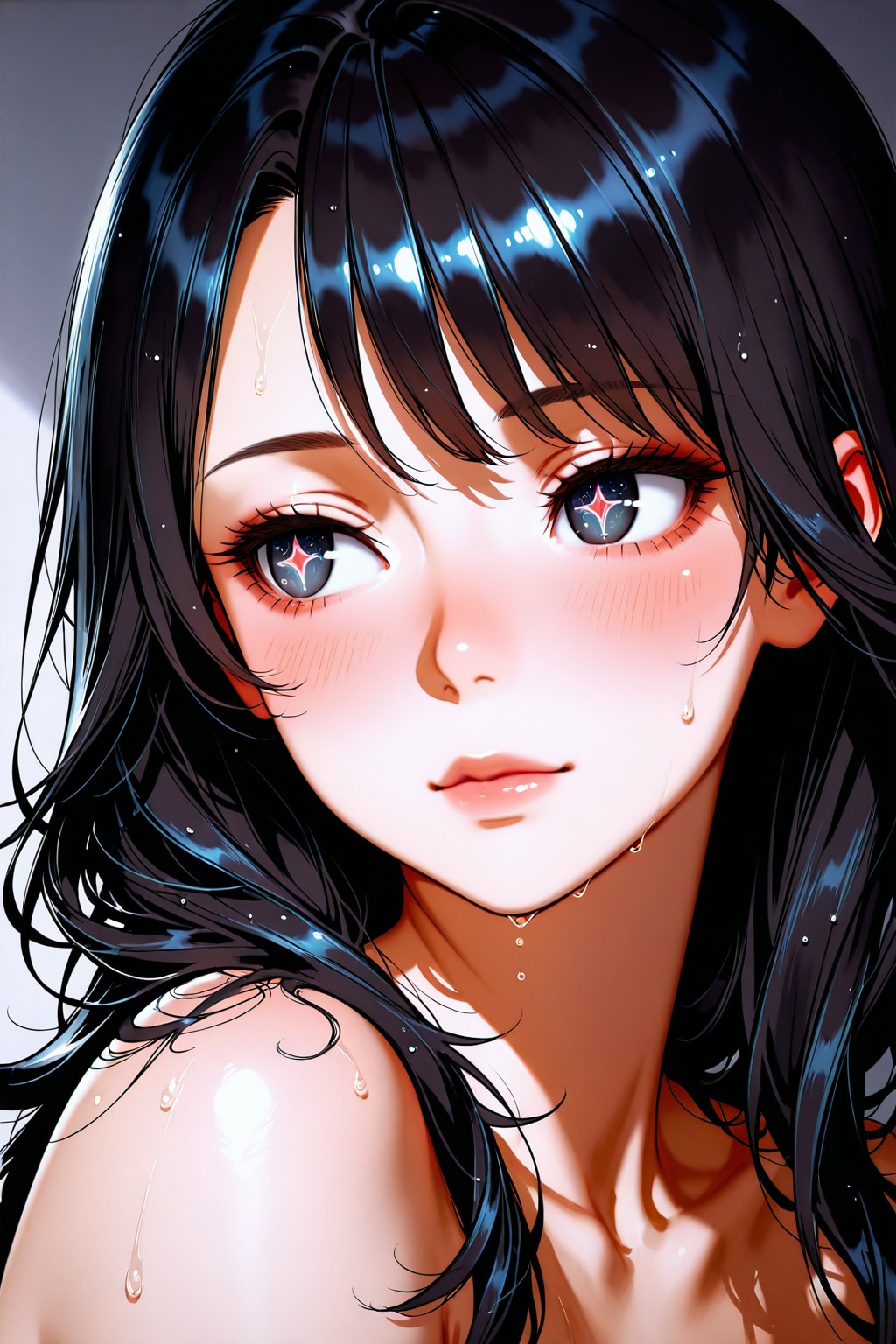 濡れた肌
