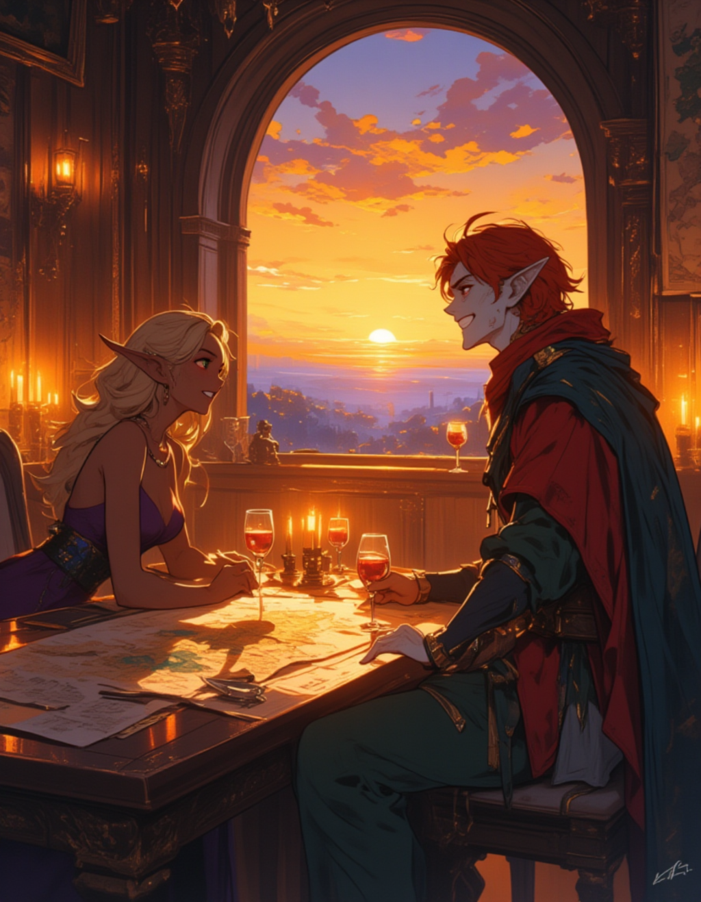 【セナ】ワインと地図の親密な語らい