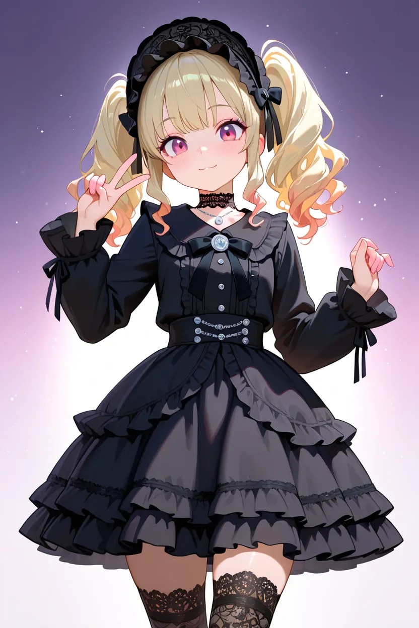 ゴスロリ娘をおもちゃに