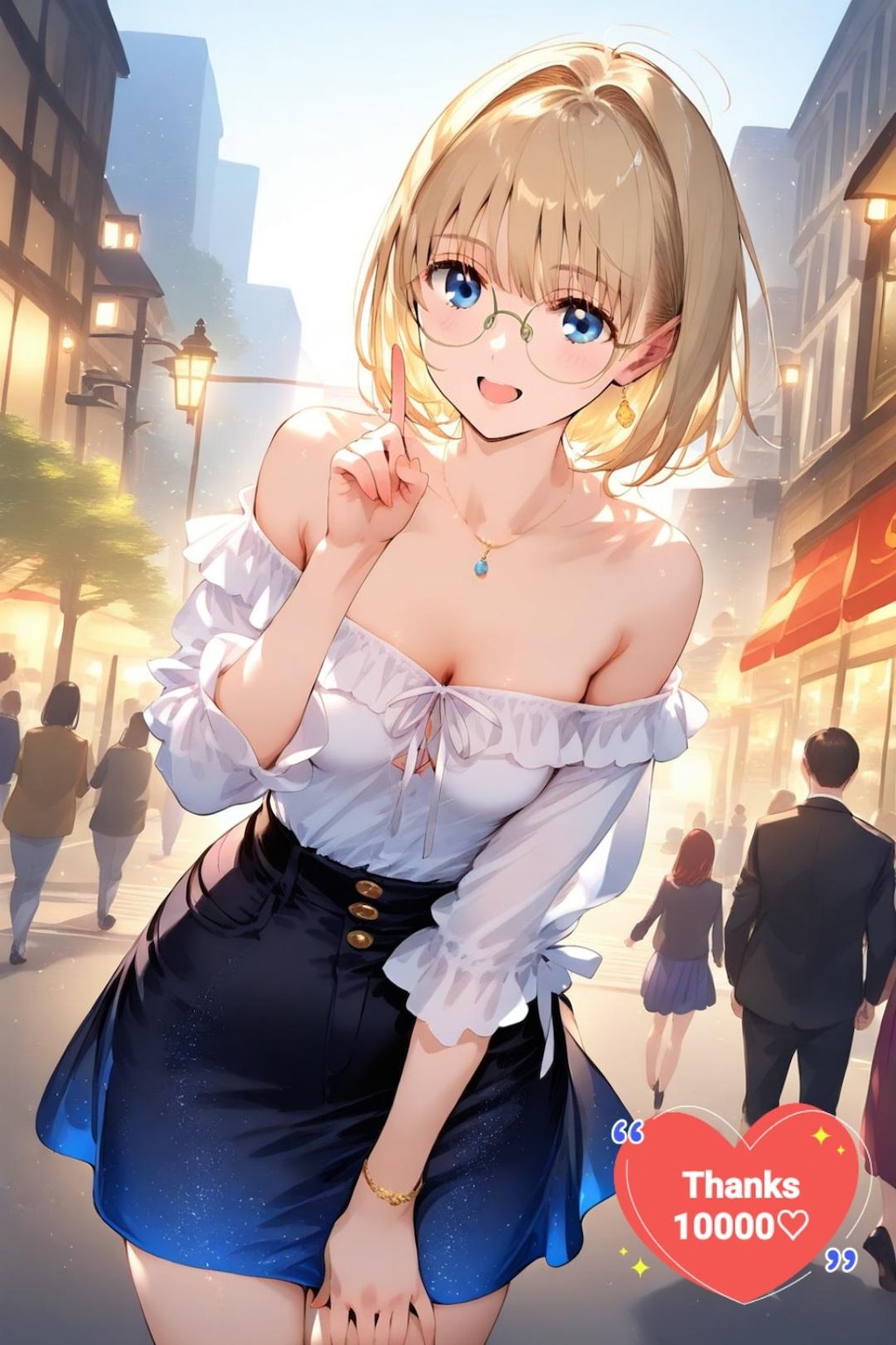 10000いいね感謝！【おかっぱさん】