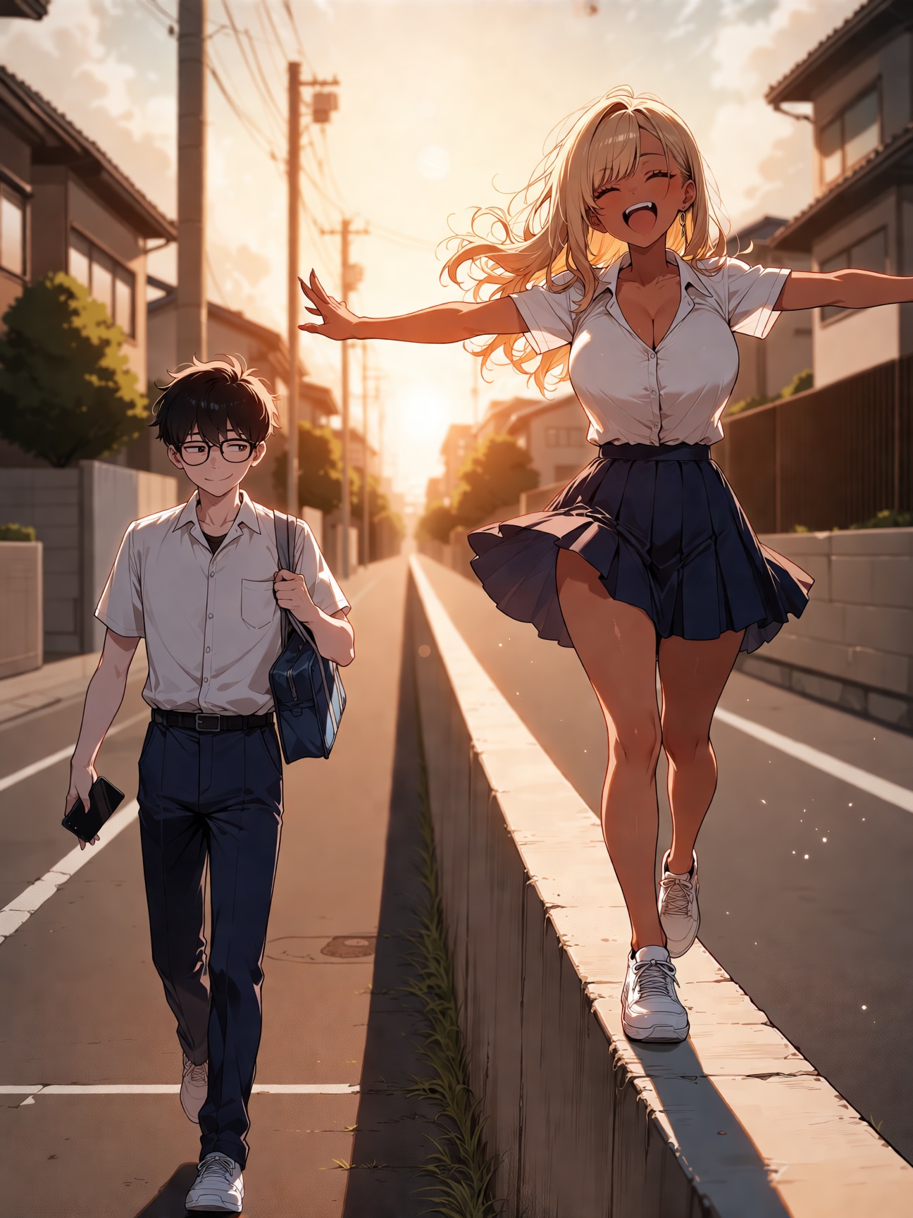 エモーショナル下校 | の人気AIイラスト・グラビア