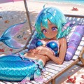 12枚）ビーチへバカンスに来た人魚さん 3枚目