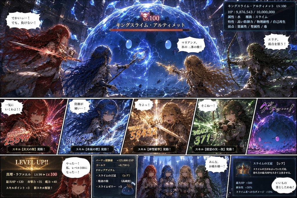 キングスライムとの激闘