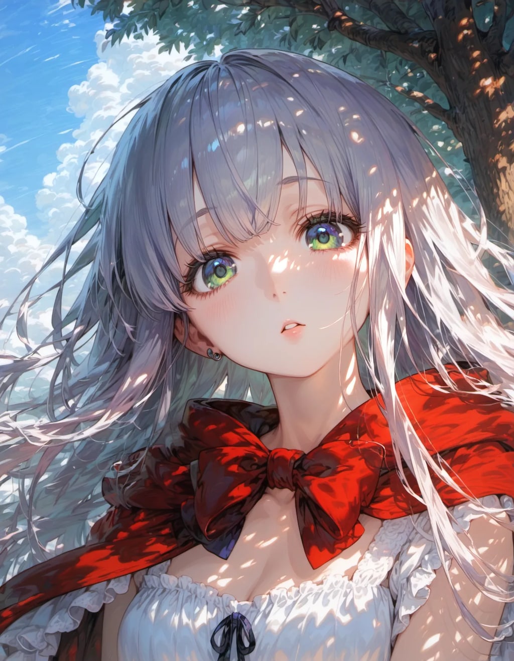 The Girl Beneath the Dancing Light