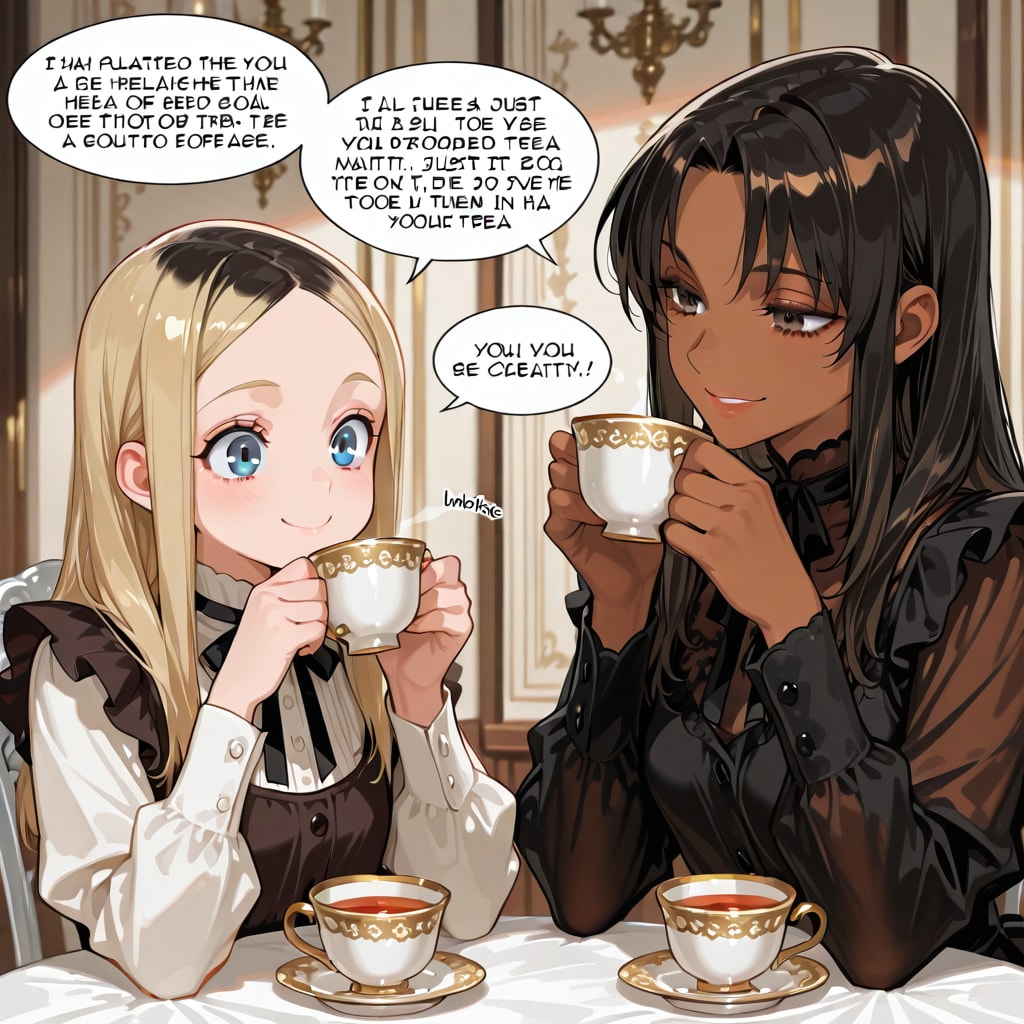 お茶会 | の人気AIイラスト・グラビア