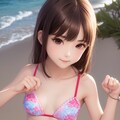 かわいい水着・ビキニの女の子 4枚目