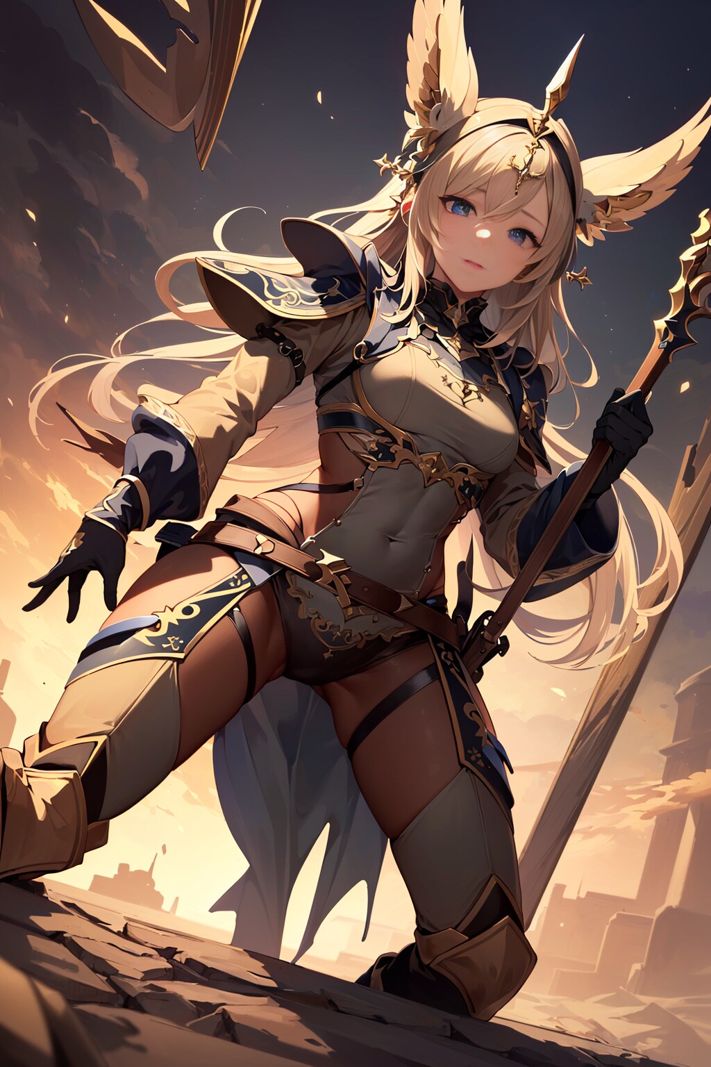 心が崩れ落ちる騎士