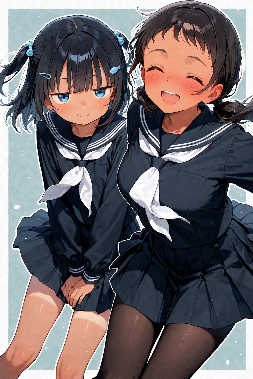 仲良し！！🐟🐙