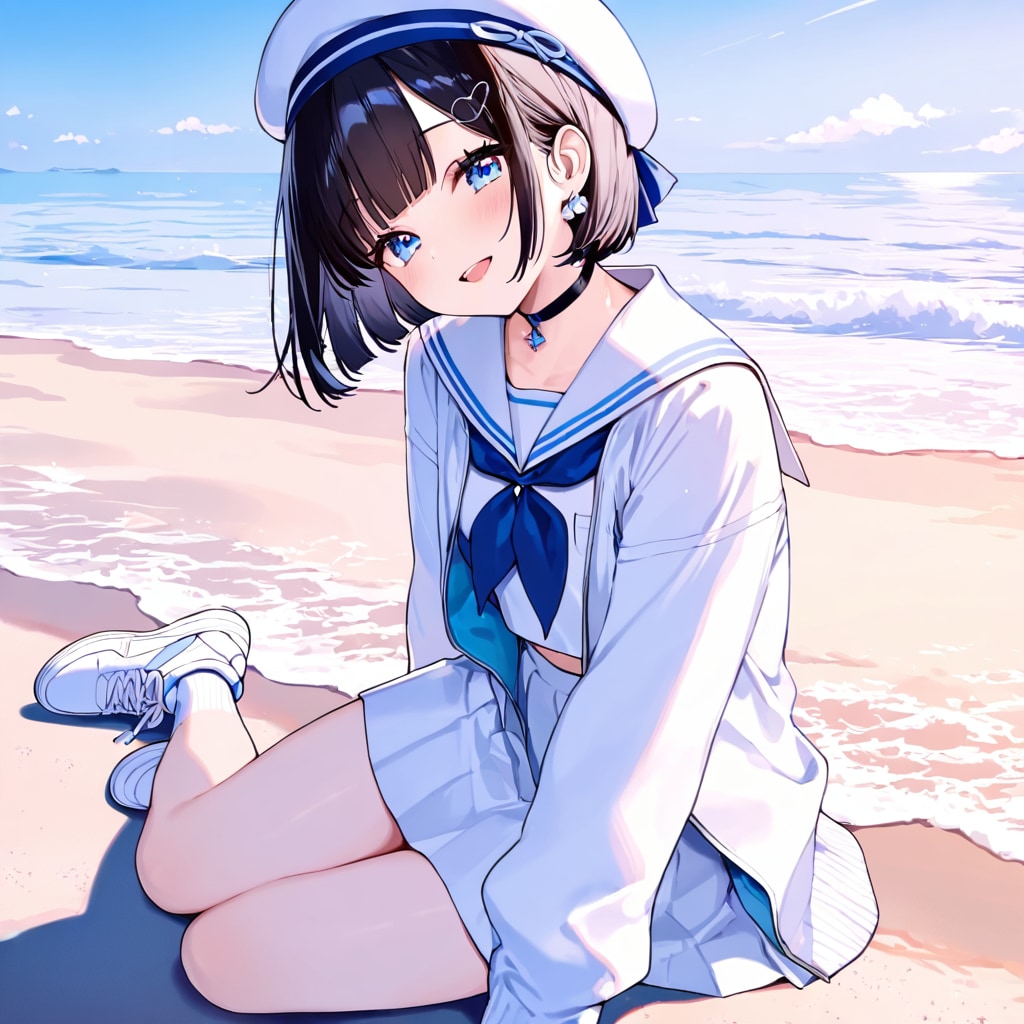 黒髪栞さんに、本田ちゃんの衣装を着せてみた。