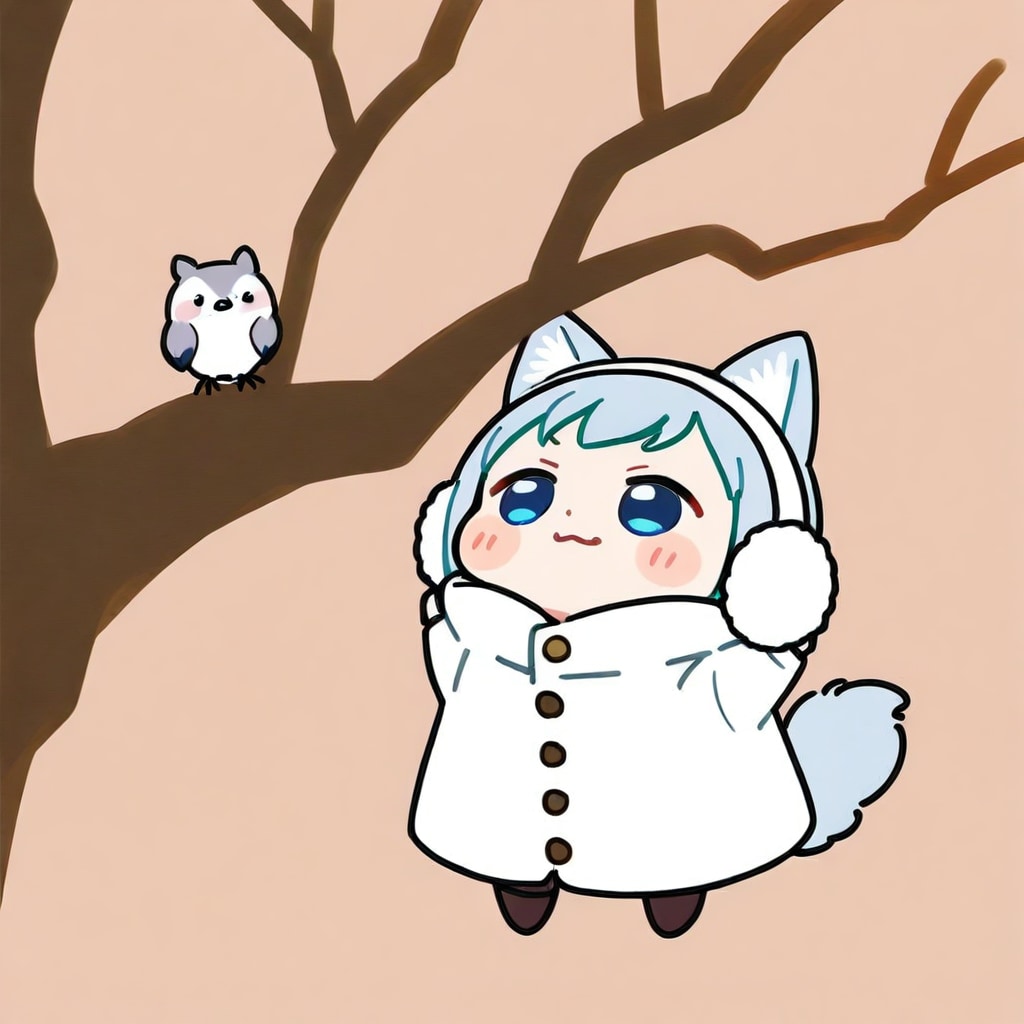 白コートケモガール | の人気AIイラスト・グラビア