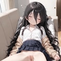 眠る妹に 2枚目