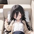 眠る妹に 3枚目
