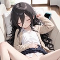 眠る妹に 4枚目