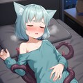 すやすやとまに忍び寄る触手 4枚目
