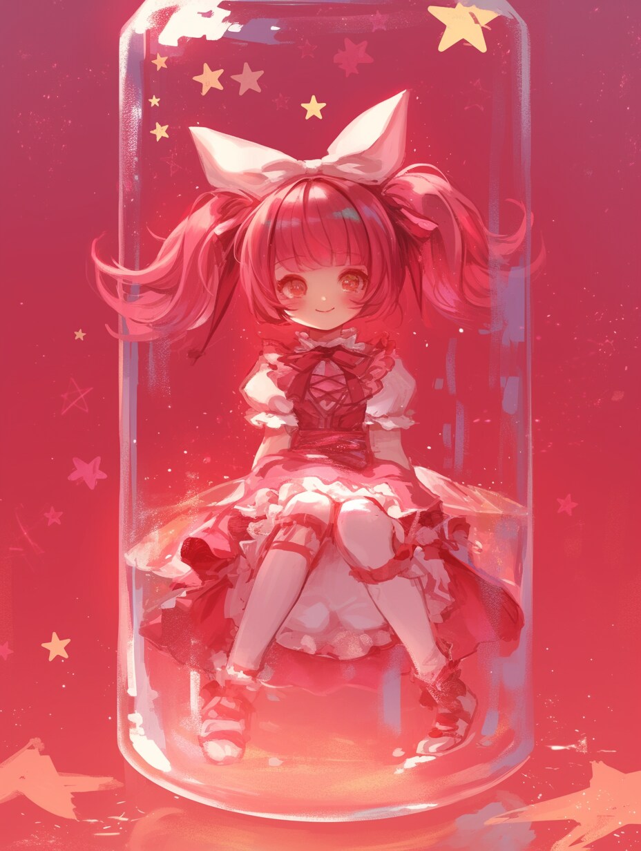 「瓶詰の少女」紅100
