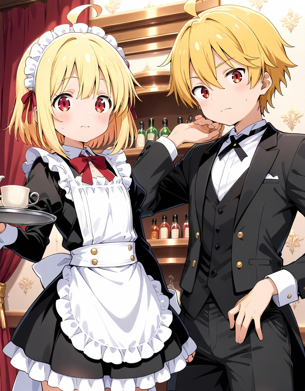 HARPYメイド&執事 | の人気AIイラスト・グラビア