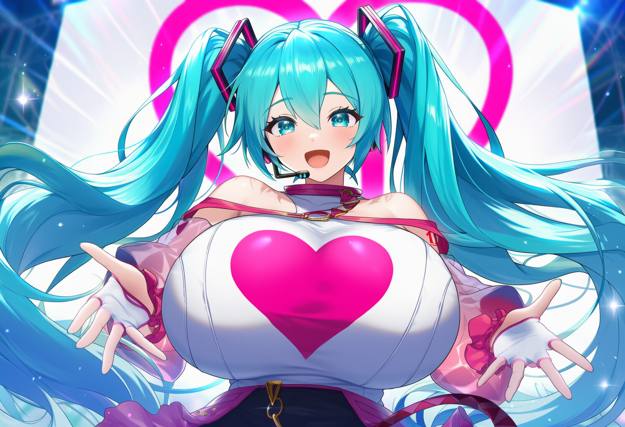 ボカロ　ストリーミングハート　初音ミク（爆乳版）