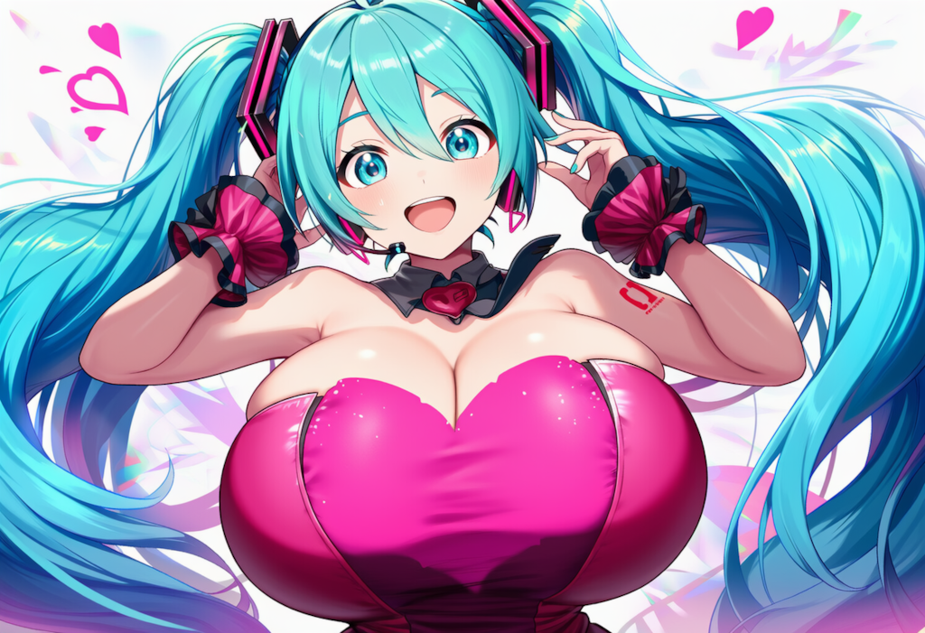 ボカロ　ストリーミングハート　初音ミク（爆乳版）