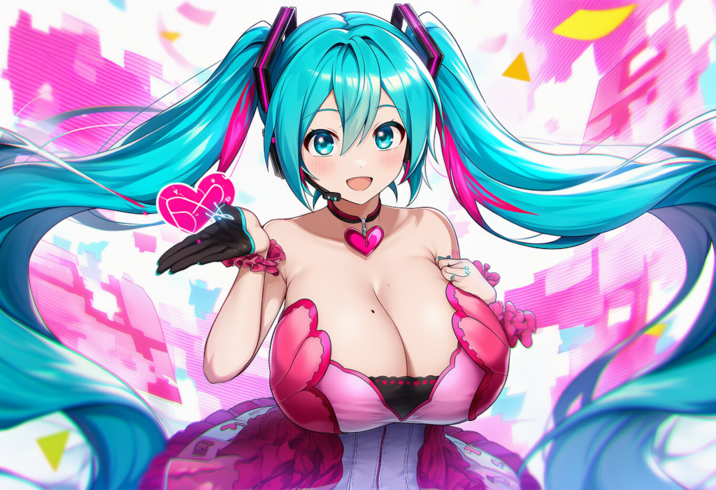 ボカロ　ストリーミングハート　初音ミク（爆乳版）
