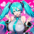 ボカロ　ストリーミングハート　初音ミク（爆乳版） 9枚目