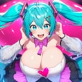 ボカロ　ストリーミングハート　初音ミク（爆乳版） 4枚目