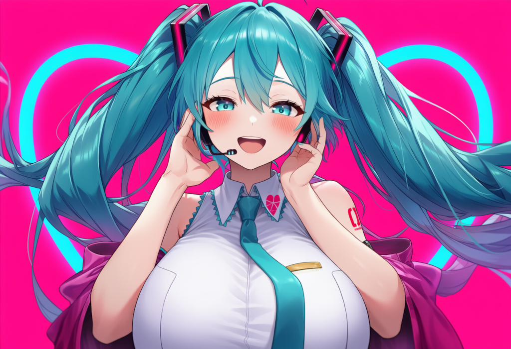 ボカロ　ストリーミングハート　初音ミク（爆乳版）