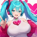 ボカロ　ストリーミングハート　初音ミク（爆乳版） 6枚目