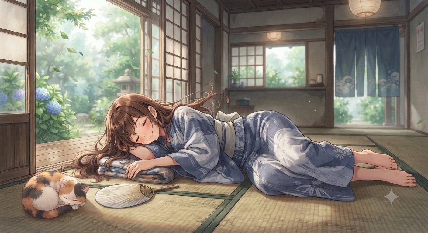 夏の涼しい一時 | の人気AIイラスト・グラビア