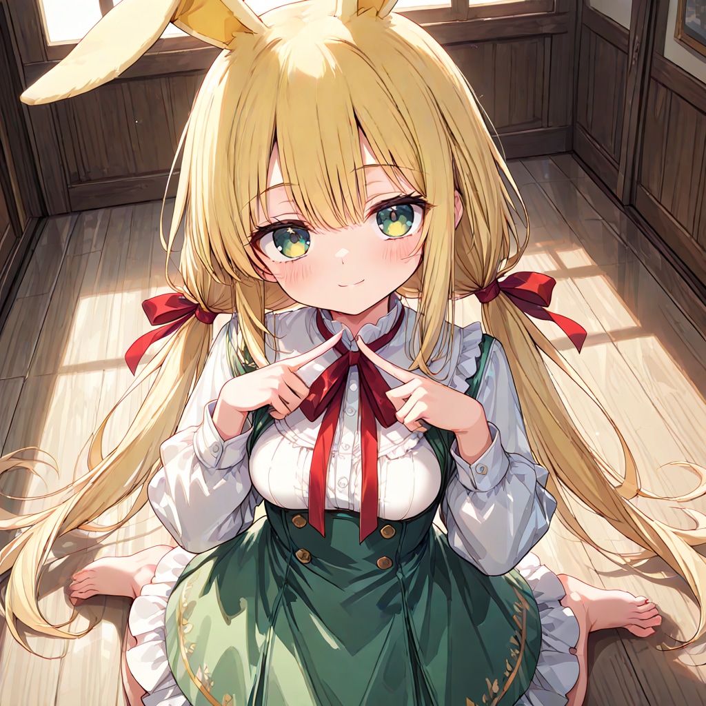 黄色兎ちゃん💚 | の人気AIイラスト・グラビア