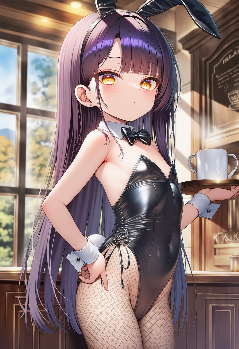 CAFE Bunny's Day で働く小さな彼女