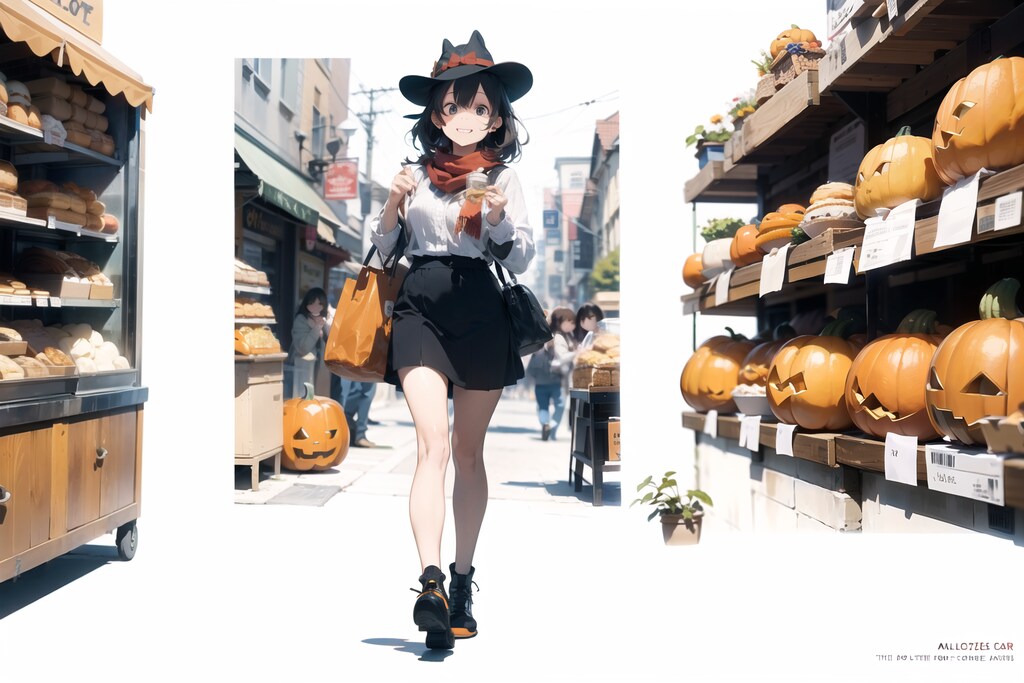 ハロウィン商戦真っ盛り　パン屋さん