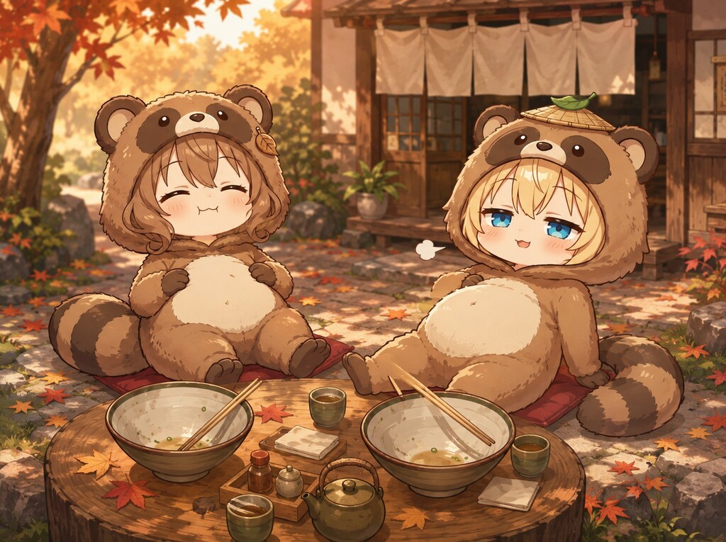 スーパーぽんぽこうどんタイム