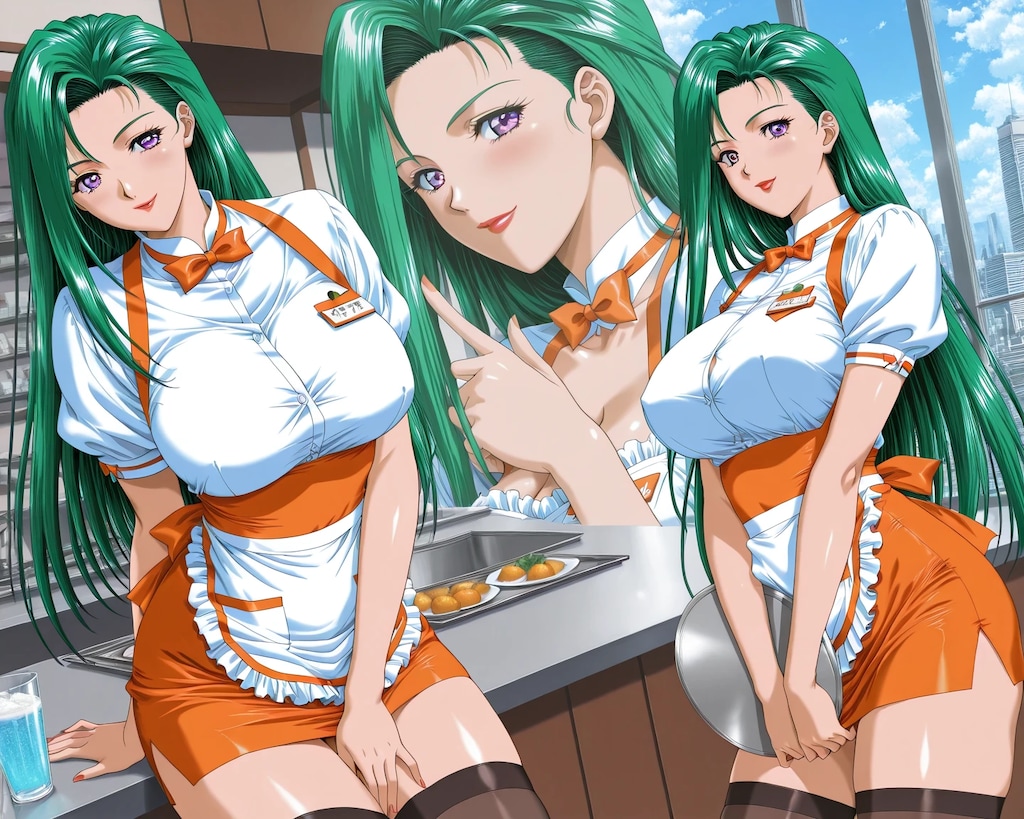 美人ウェイトレス