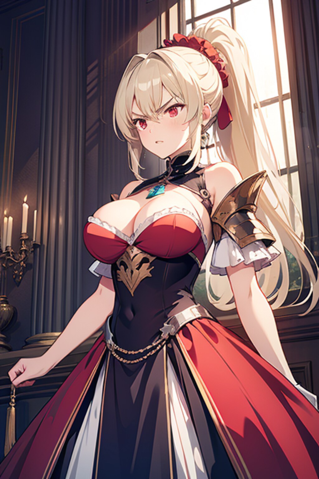 女騎士さまは不機嫌