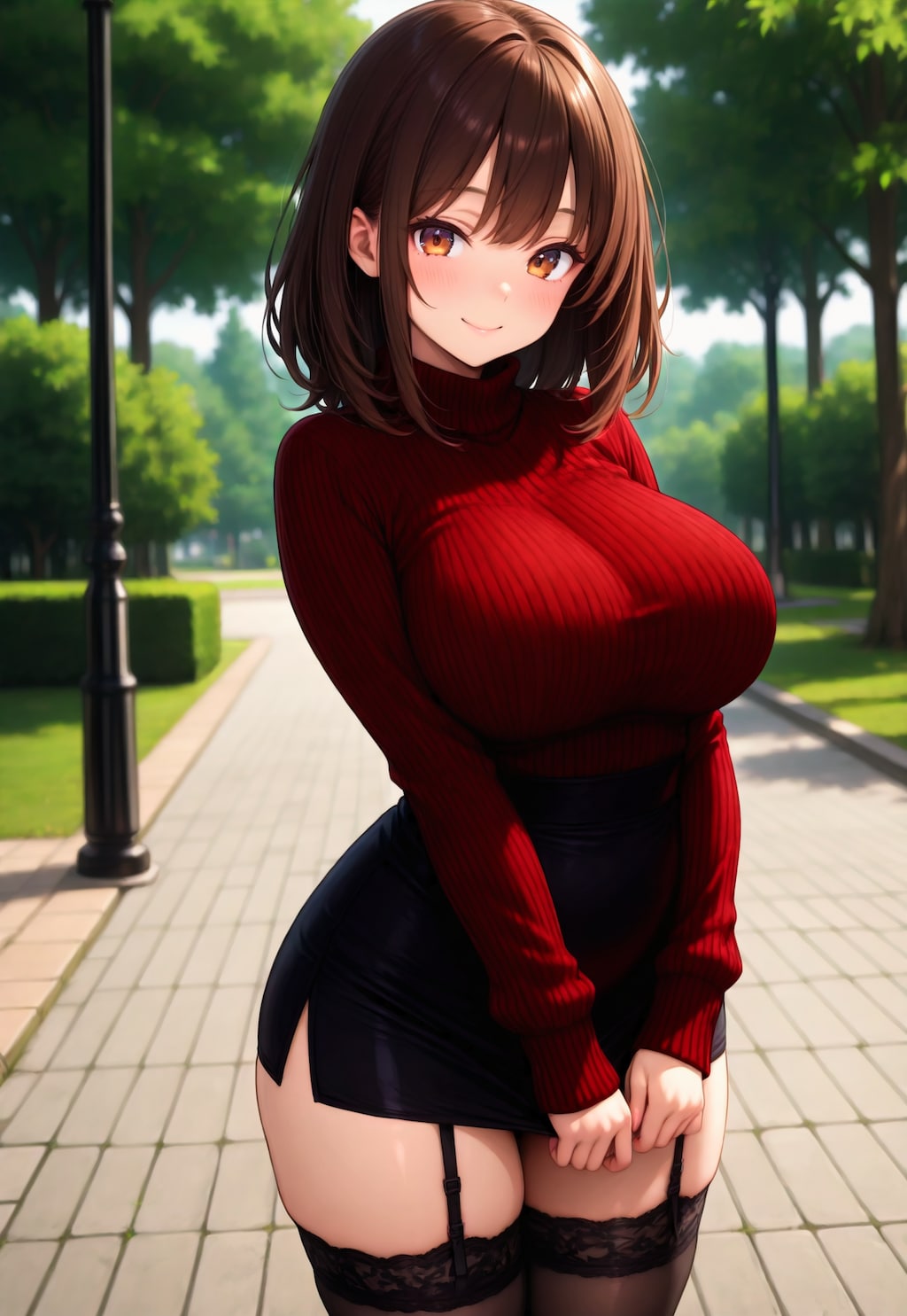 1217（赤いセーター）