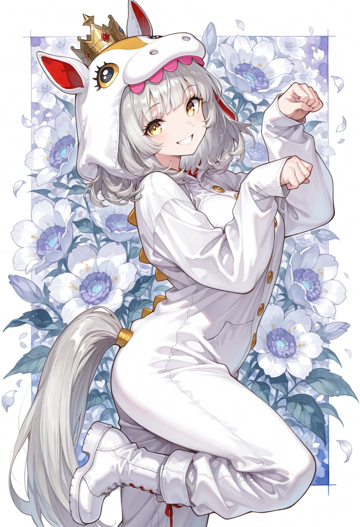 看板娘　flowers | の人気AIイラスト・グラビア