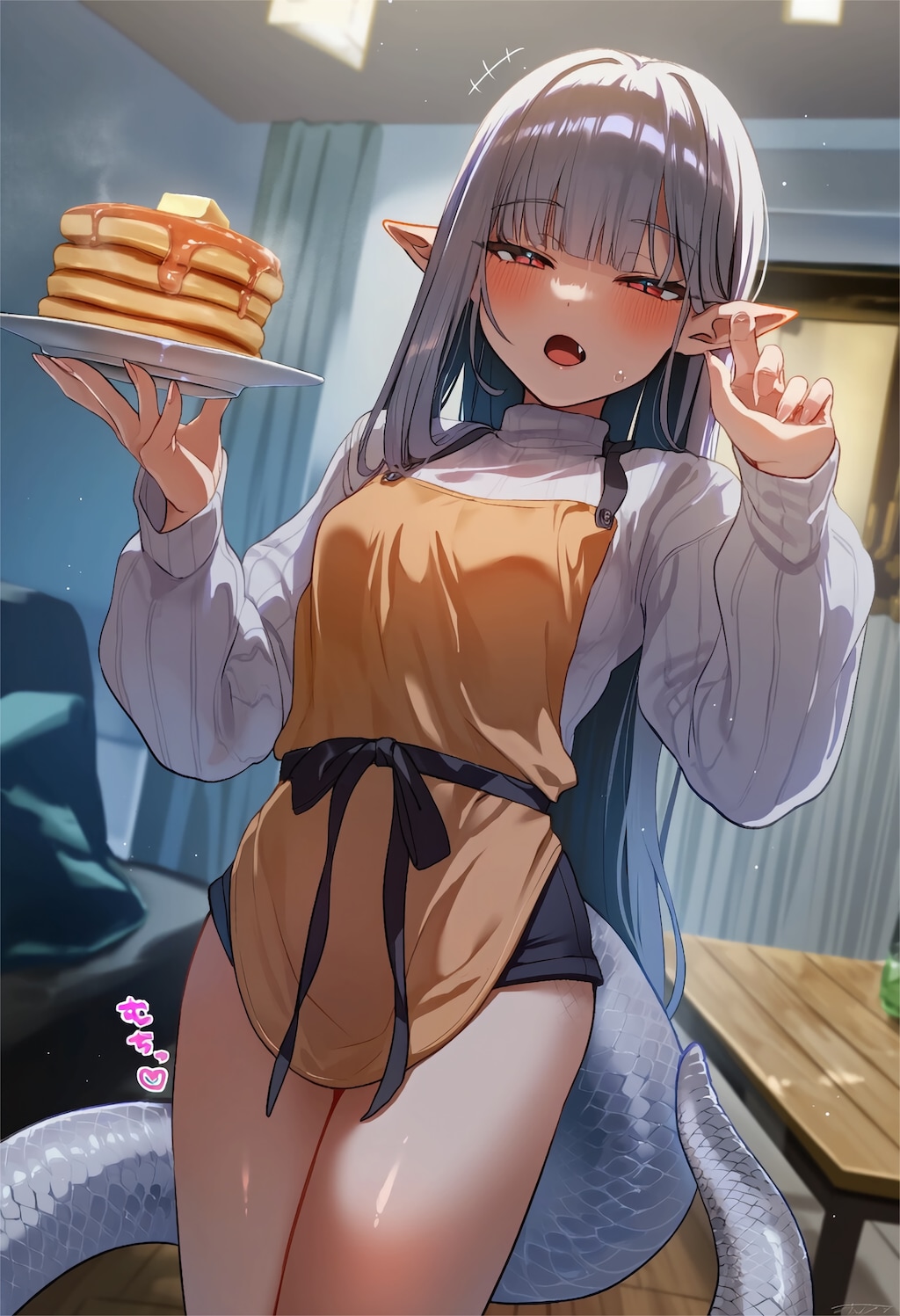 ほれっ大好物だろう？【白蛇娘】
