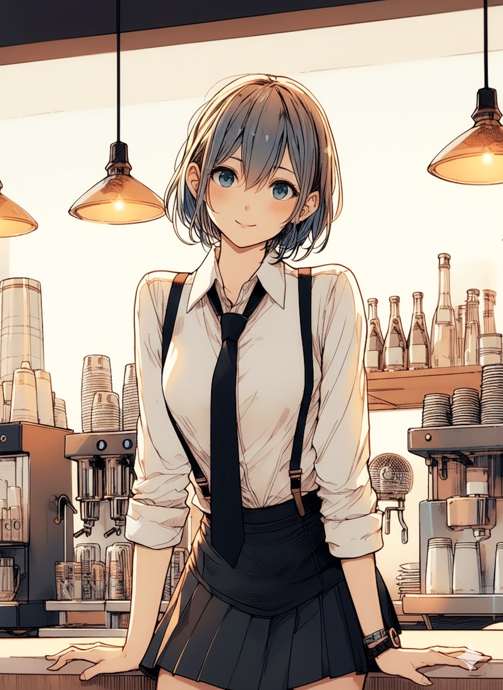 ウェイトレスの少女51