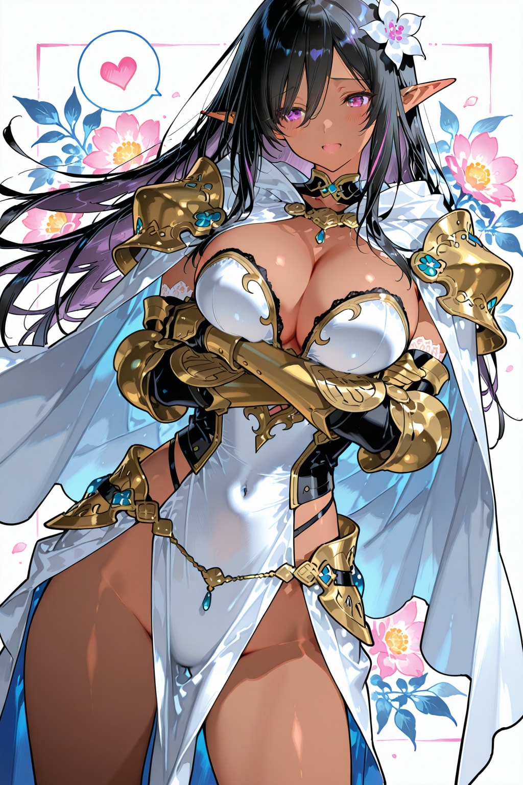 エルフの黒姫様