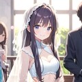 AQUAへそ出し花嫁♡ 2枚目