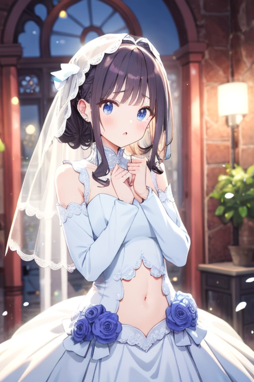 AQUAへそ出し花嫁♡