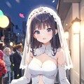 AQUAへそ出し花嫁♡ 3枚目