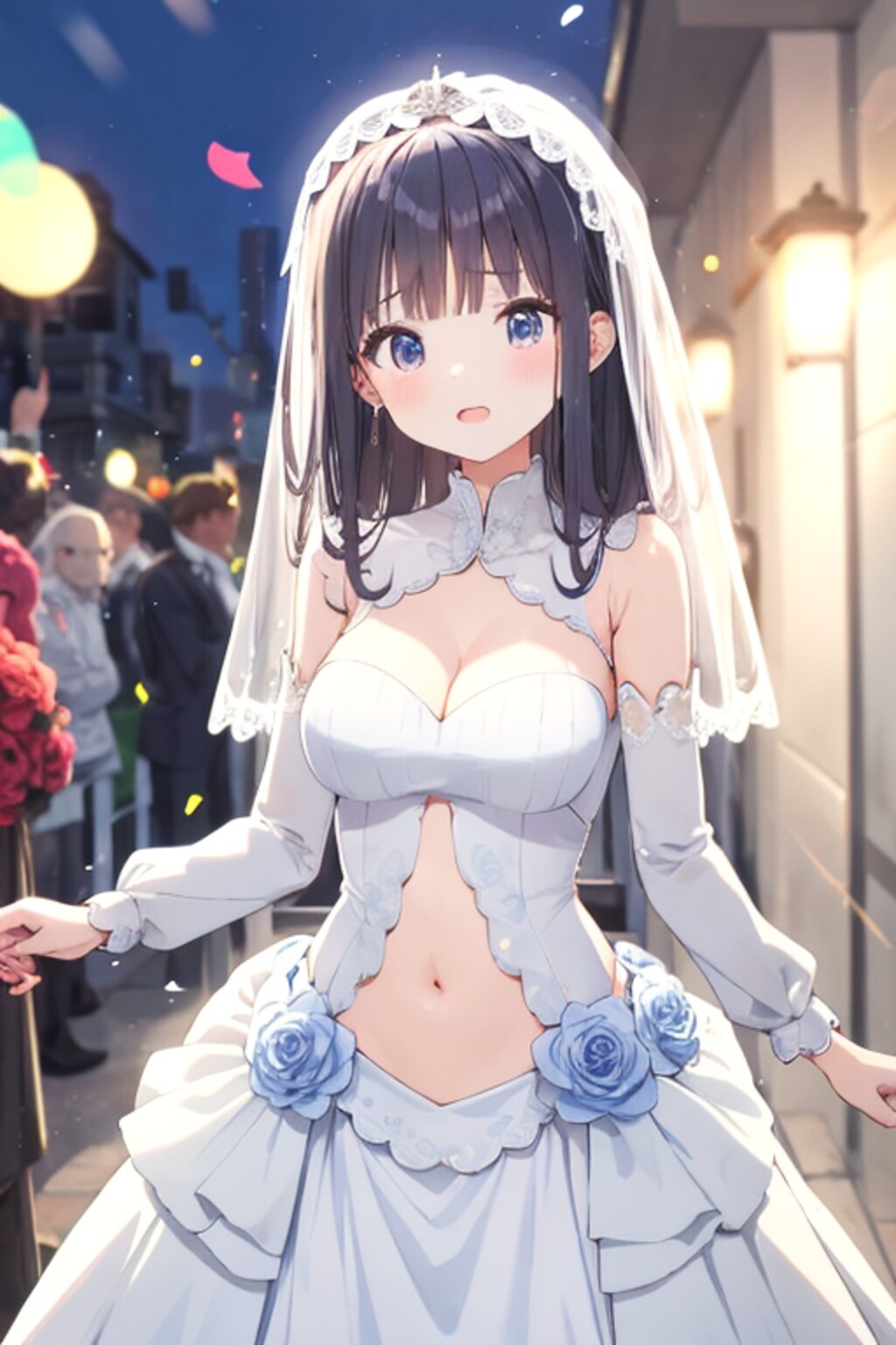 AQUAへそ出し花嫁♡