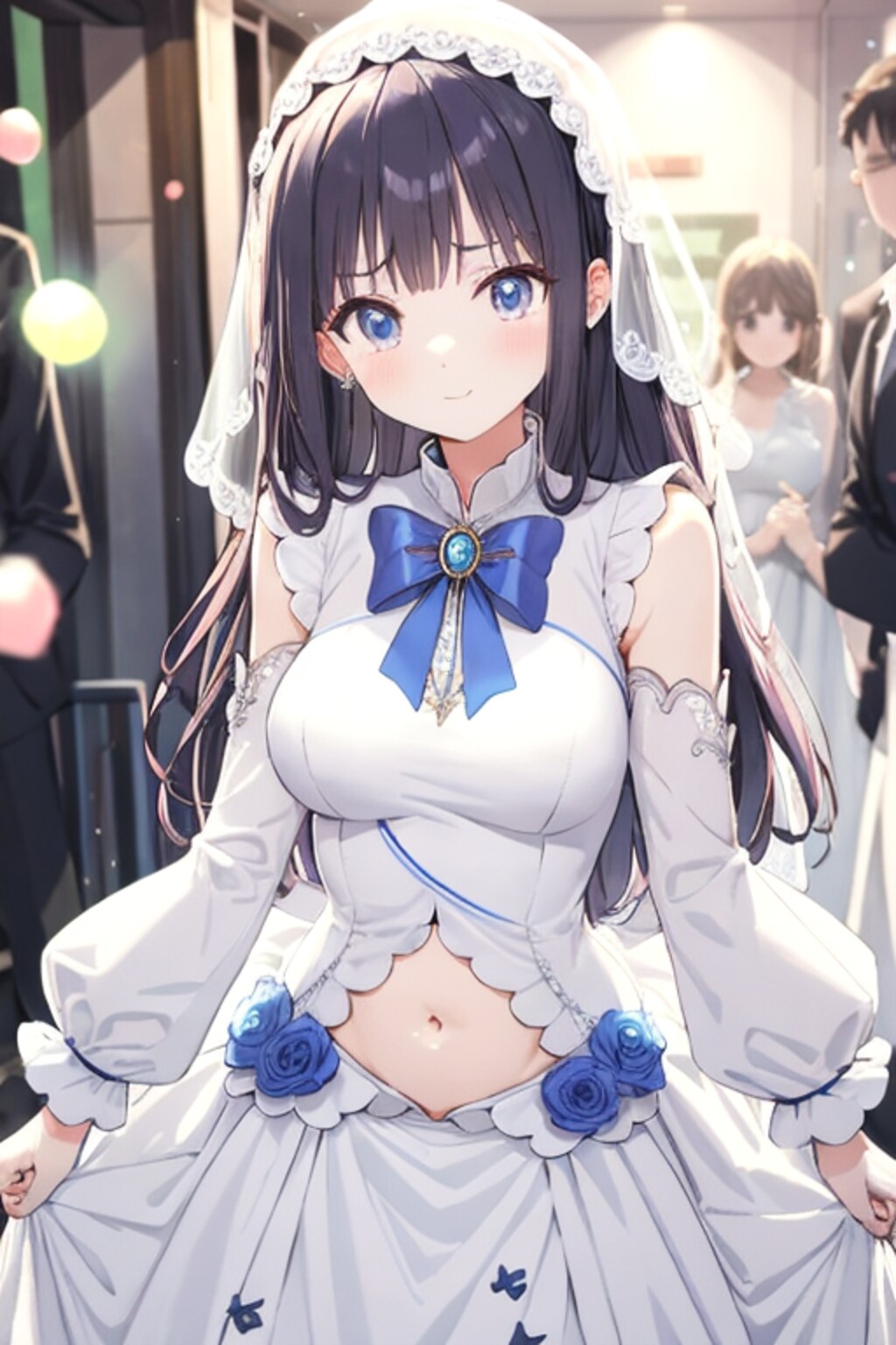 AQUAへそ出し花嫁♡