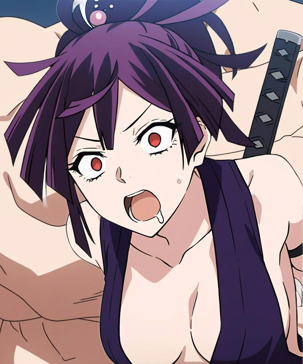 腕を締め上げられ意識を失う寸前の杠