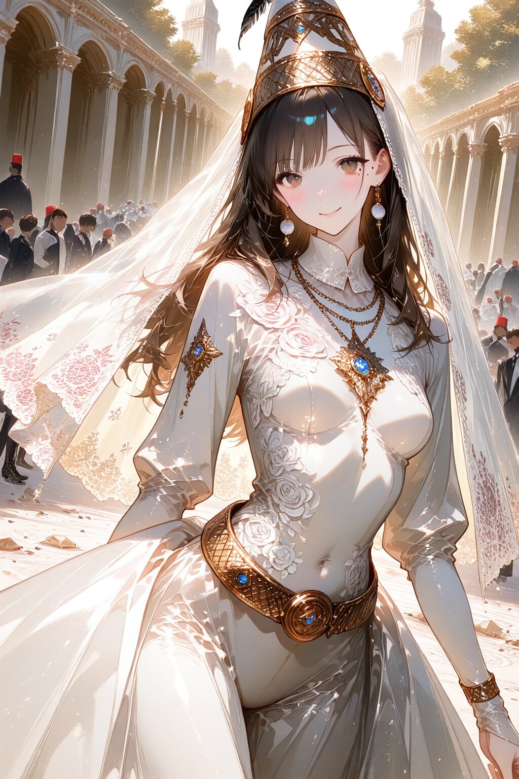 サウケレ/カザフスタンの民族衣装 | の人気AIイラスト・グラビア